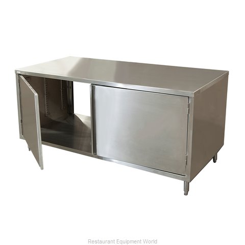BK Resources CST-3672H2 Work Table, Cabinet Base Hinged Doors