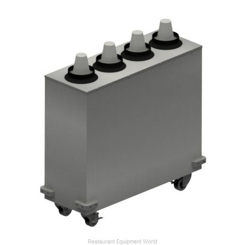 BK Resources MCD-4X1 Cup Dispensers, Mobile