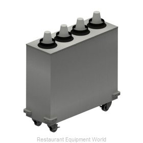 BK Resources MCD-4X1 Cup Dispensers, Mobile