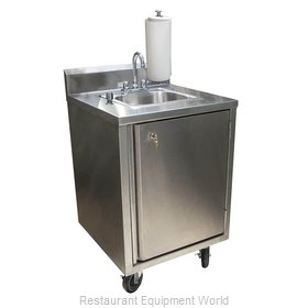 BK Resources MHS-2424-C-BKD Hand Sink, Mobile