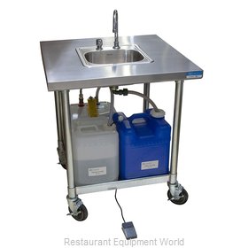 BK Resources MHS-V3030-C-DM Hand Sink, Mobile