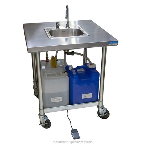 BK Resources MHS-V3030-H-DM Hand Sink, Mobile