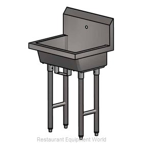 BK Resources MSHS-24F1B Sink, Hand