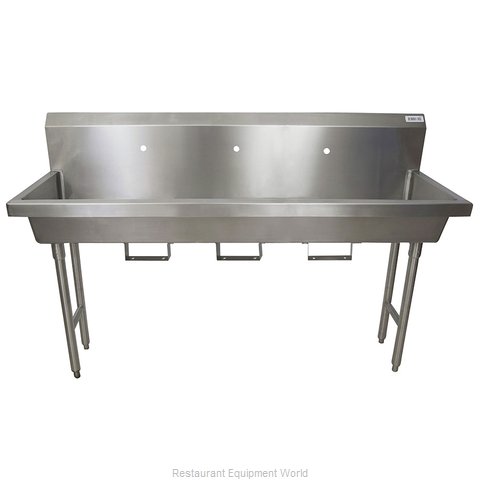 BK Resources MSHS-72F1B Sink, Hand