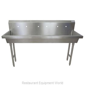 BK Resources MSHS-72F2 Sink, Hand