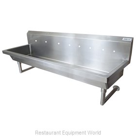 BK Resources MSHS-96W2 Sink, Hand