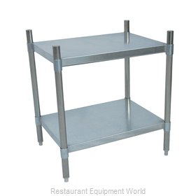 BK Resources SSU3-3124 Shelving Unit, Solid Flat