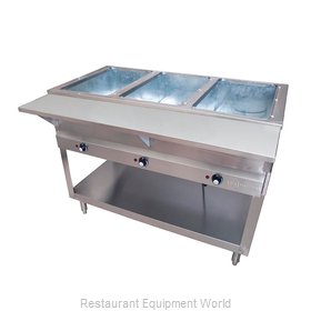 BK Resources STE-3-120 Serving Counter, Hot Food, Electric