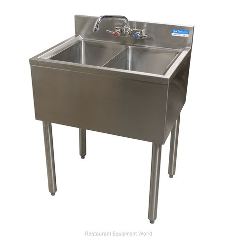 BK Resources UB4-18-224S Underbar Sink Units