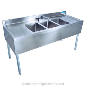 BK Resources UB4-18-360TS Underbar Sink Units