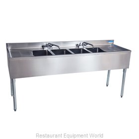 BK Resources UB4-18-484TS Underbar Sink Units