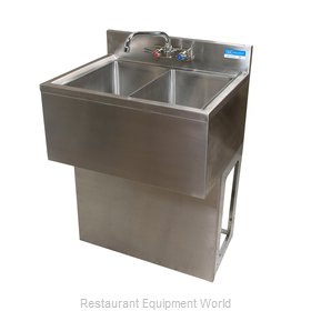 BK Resources UBB-18-236LS Underbar Sink Units