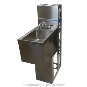 BK Resources UBDW-18-1014HS-P-G Underbar Sink Units