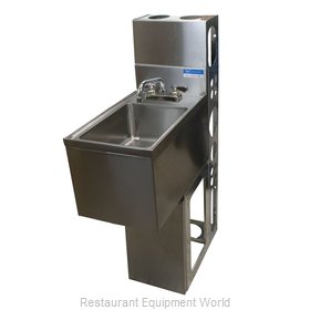 BK Resources UBDW-18-1014HS12-P-G Underbar Sink Units