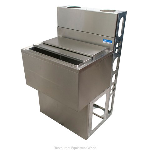 BK Resources UBDW-18-IB30 Underbar Ice Bin/Cocktail Unit