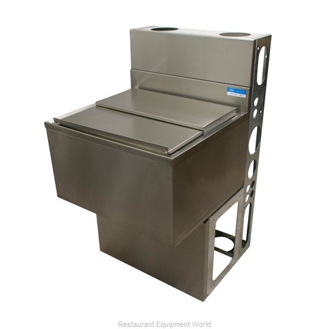 BK Resources UBDW-21-IB30 Underbar Ice Bin/Cocktail Unit