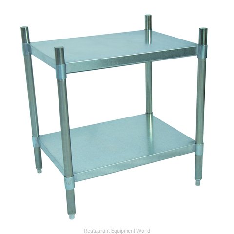 BK Resources VSU3-3124 Shelving Unit, Solid Flat