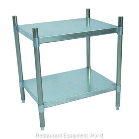 BK Resources VSU3-3124 Shelving Unit, Solid Flat