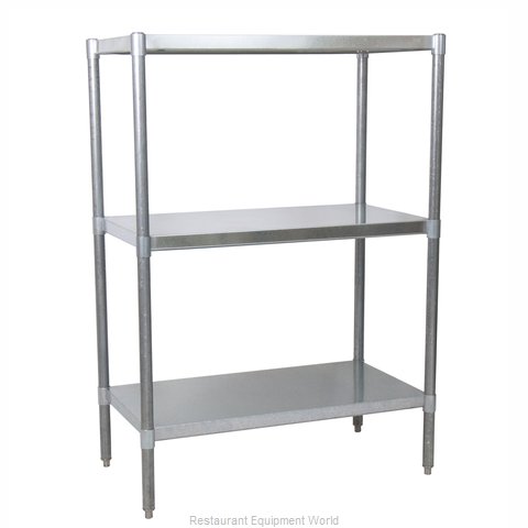 BK Resources VSU5-5524 Shelving Unit, Solid Flat