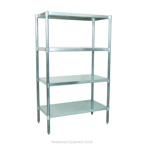 BK Resources VSU6-3124 Shelving Unit, Solid Flat