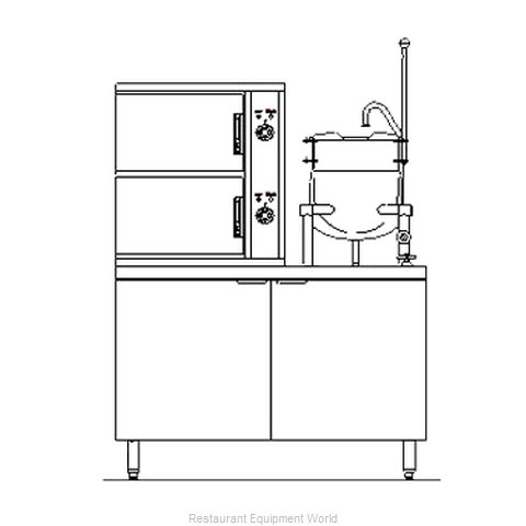 Blodgett Steam SB-6E-6K Steamer Kettle Combination, Electric