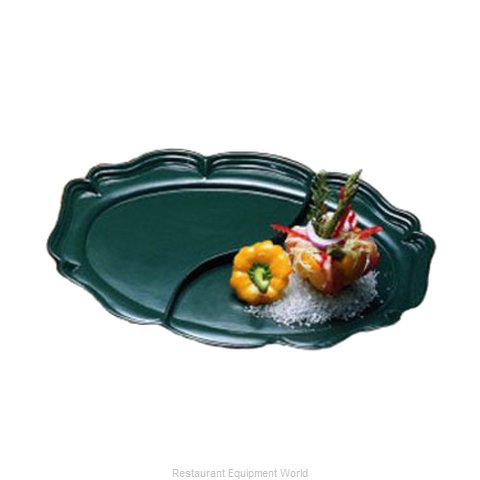 Bon Chef 2028DCABERNET Plate/Platter, Compartment, Metal