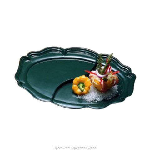Bon Chef 2028DWHTM Plate/Platter, Compartment, Metal (Magnified)