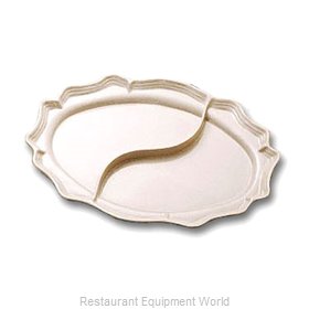 Bon Chef 2029DWHTM Plate/Platter, Compartment, Metal