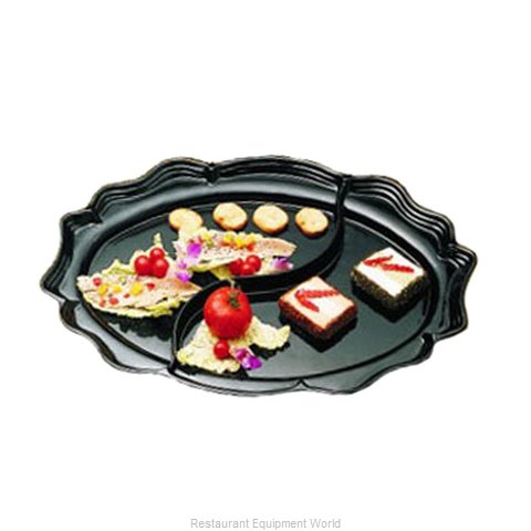 Bon Chef 2030DCABERNET Plate/Platter, Compartment, Metal