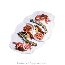 Bon Chef 2032DSLATE Plate/Platter, Compartment, Metal