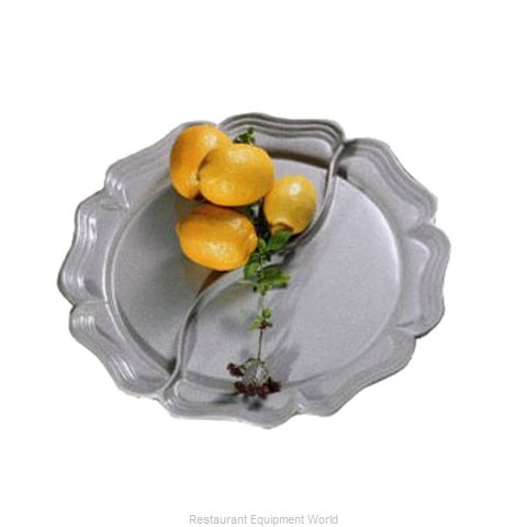 Bon Chef 2036DWHTM Plate/Platter, Compartment, Metal (Magnified)