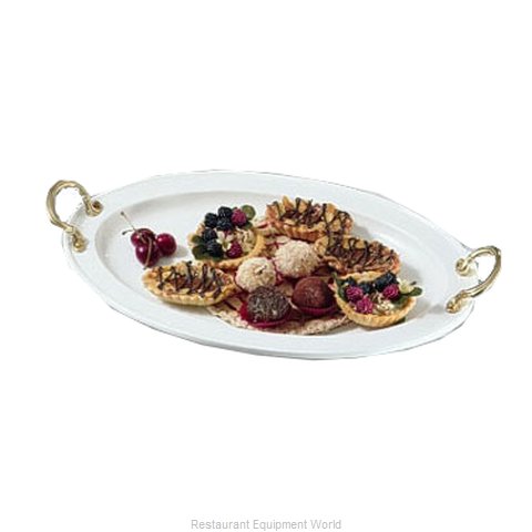 Bon Chef 2044HRHGLD Platter, Aluminum
