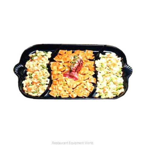 Bon Chef 2069DBLK Plate/Platter, Compartment, Metal