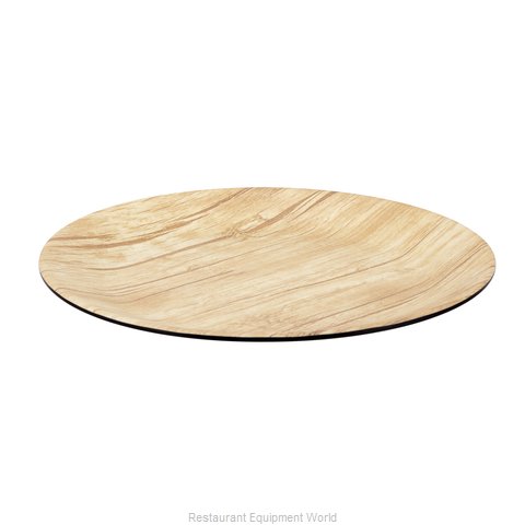 Bon Chef 53977BLK-BAMBOO Plate, Plastic (Magnified)