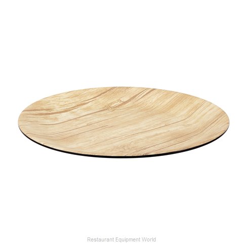 Bon Chef 53977BLK-BAMBOO Plate, Plastic