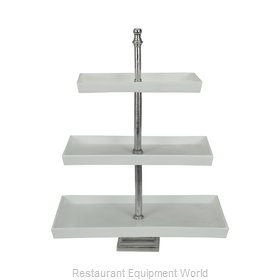 Bon Chef 80173WHTM Cake / Pie Display Stand