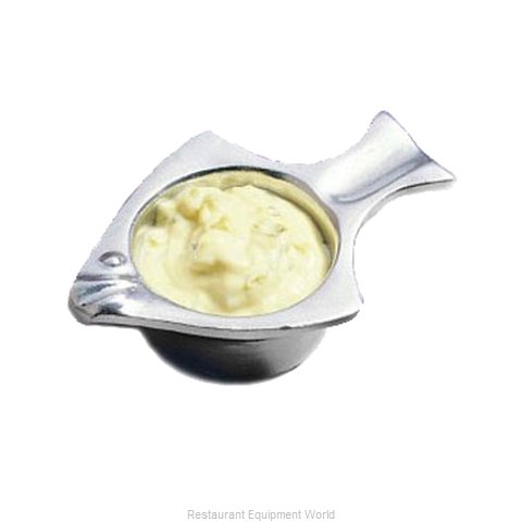Bon Chef 9022DKBLU Ramekin / Sauce Cup, Metal (Magnified)