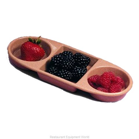 Bon Chef 9052RED Relish Dish, Metal