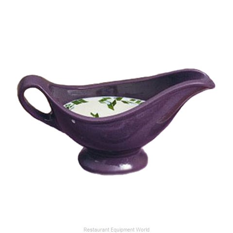 Bon Chef 9201BLKSPKLD Gravy Sauce Boat