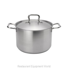 Browne 5733916 Elements Stainless Steel Stock Pot & Lid, 16 Qt