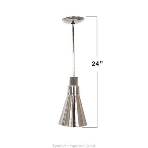 Buffet Enhancements 010HHN24-SS Heat Lamp, Bulb Type (Magnified)