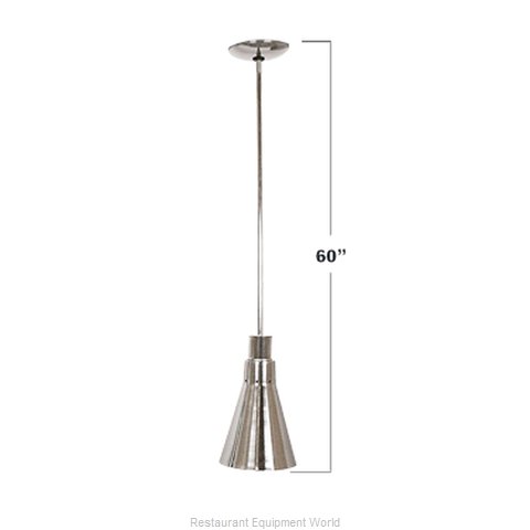 Buffet Enhancements 010HHN60-SS Heat Lamp, Bulb Type (Magnified)