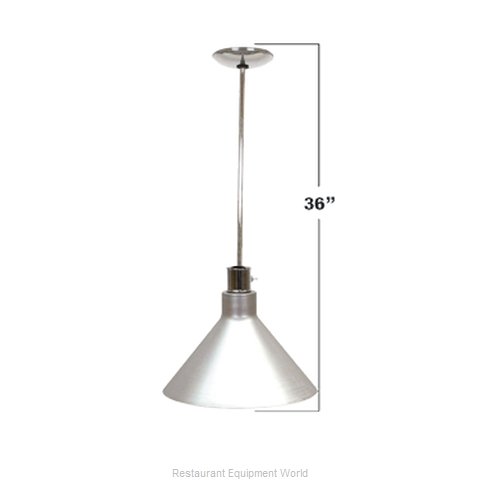 Buffet Enhancements 010HHW36-SS Heat Lamp, Bulb Type (Magnified)