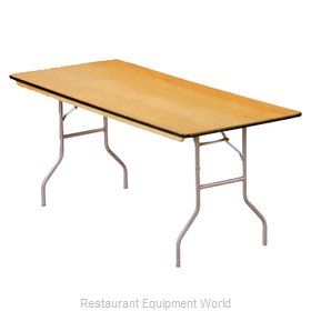 Buffet Enhancements 1BWD130005 Folding Table, Rectangle