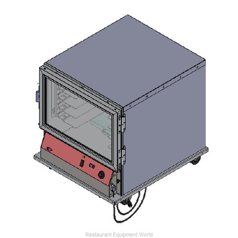 Bev Les Company PICA32-10INS-A-4L1 Proofer Cabinet, Mobile, Undercounter (Magnified)