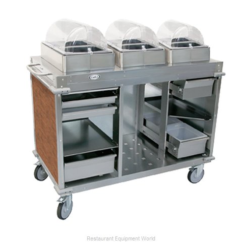 Cadco CBC-CCC-L1 Serving Counter, Cold Pan Salad Buffet