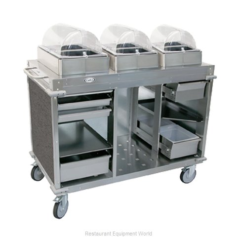 Cadco CBC-CCC-L3 Serving Counter, Cold Pan Salad Buffet