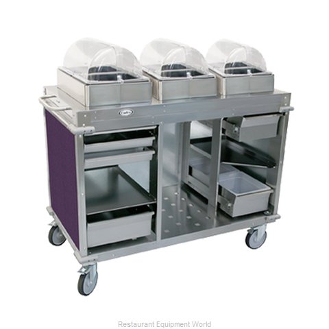 Cadco CBC-CCC-L7 Serving Counter, Cold Pan Salad Buffet