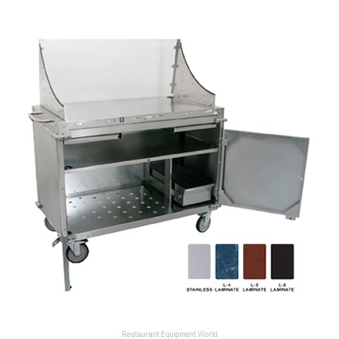 Cadco CBC-DCX-SG-L4-D Serving Counter, Cooking Equipment Stand