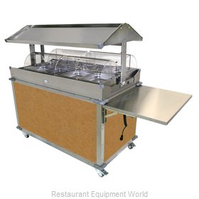 Cadco CBC-GG-4-L1 Serving Counter, Hot Food, Electric